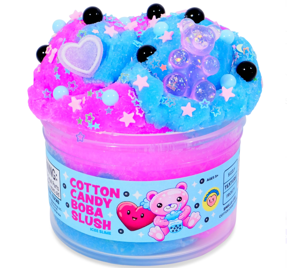 SLIME - COTTON CANDY BOBA SLUSH
