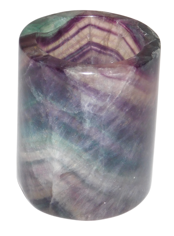 Solid Fluorite Tealight Holder