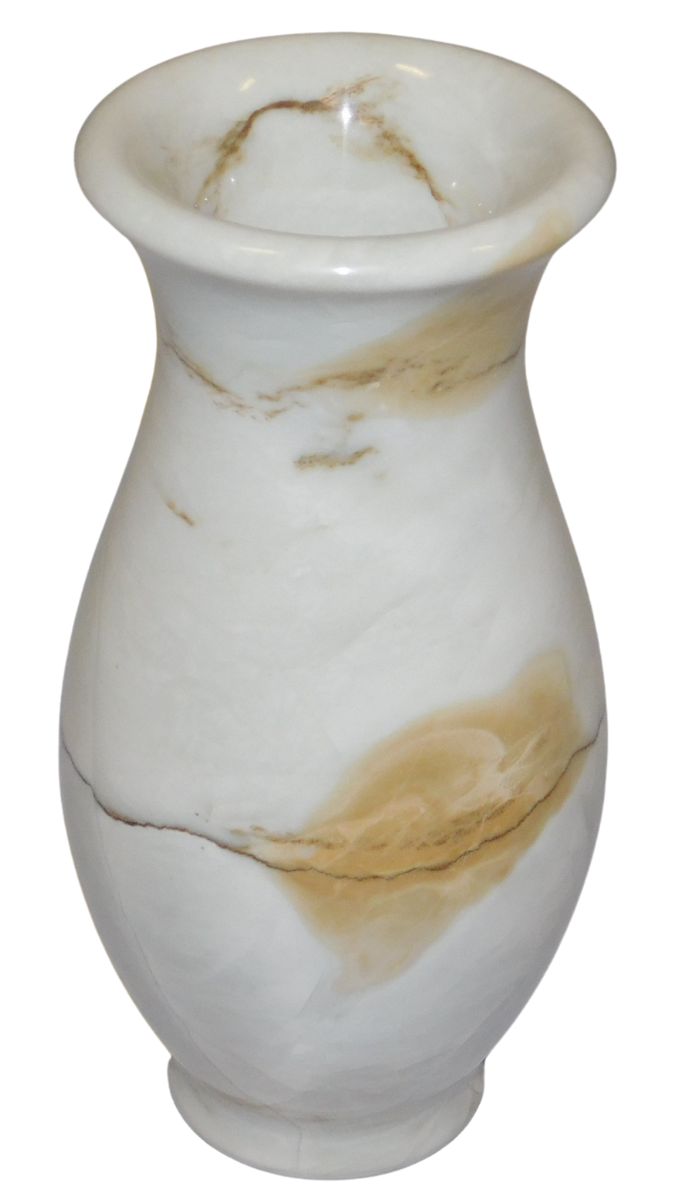 Small Peacock Marble Vase