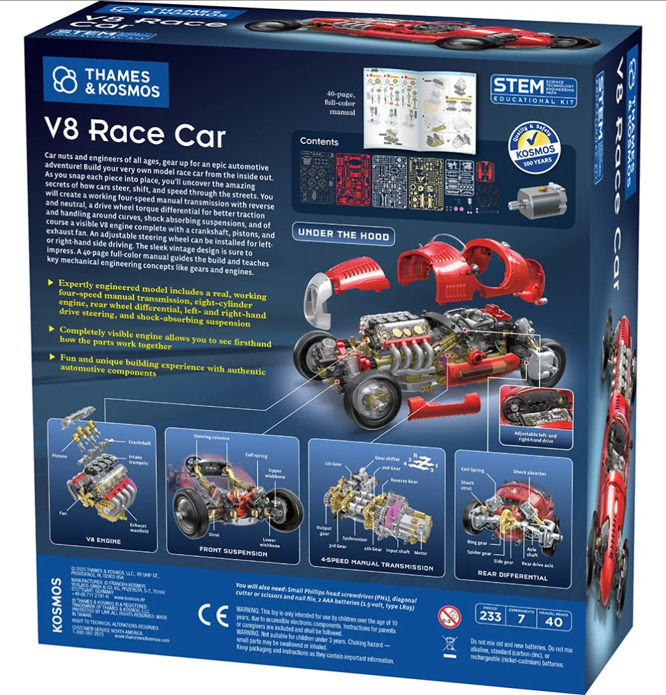 V8 RACE CAR BUILD KIT
