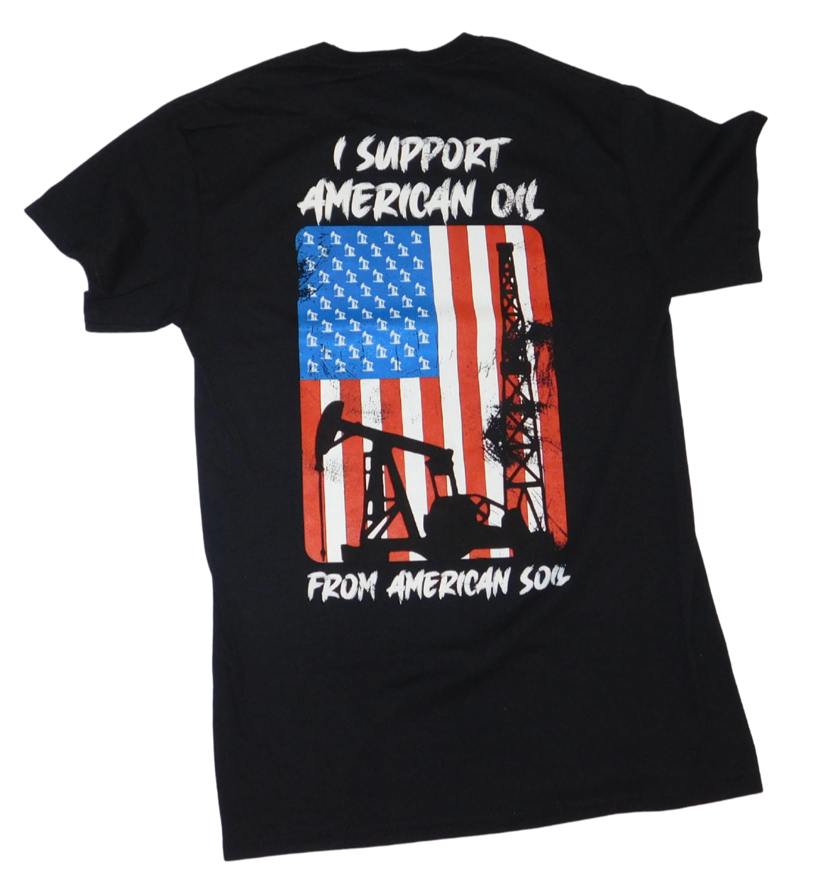 I Support American Oil T-Shirt (Black)