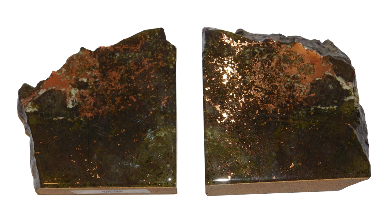 Copper Ore Bookends