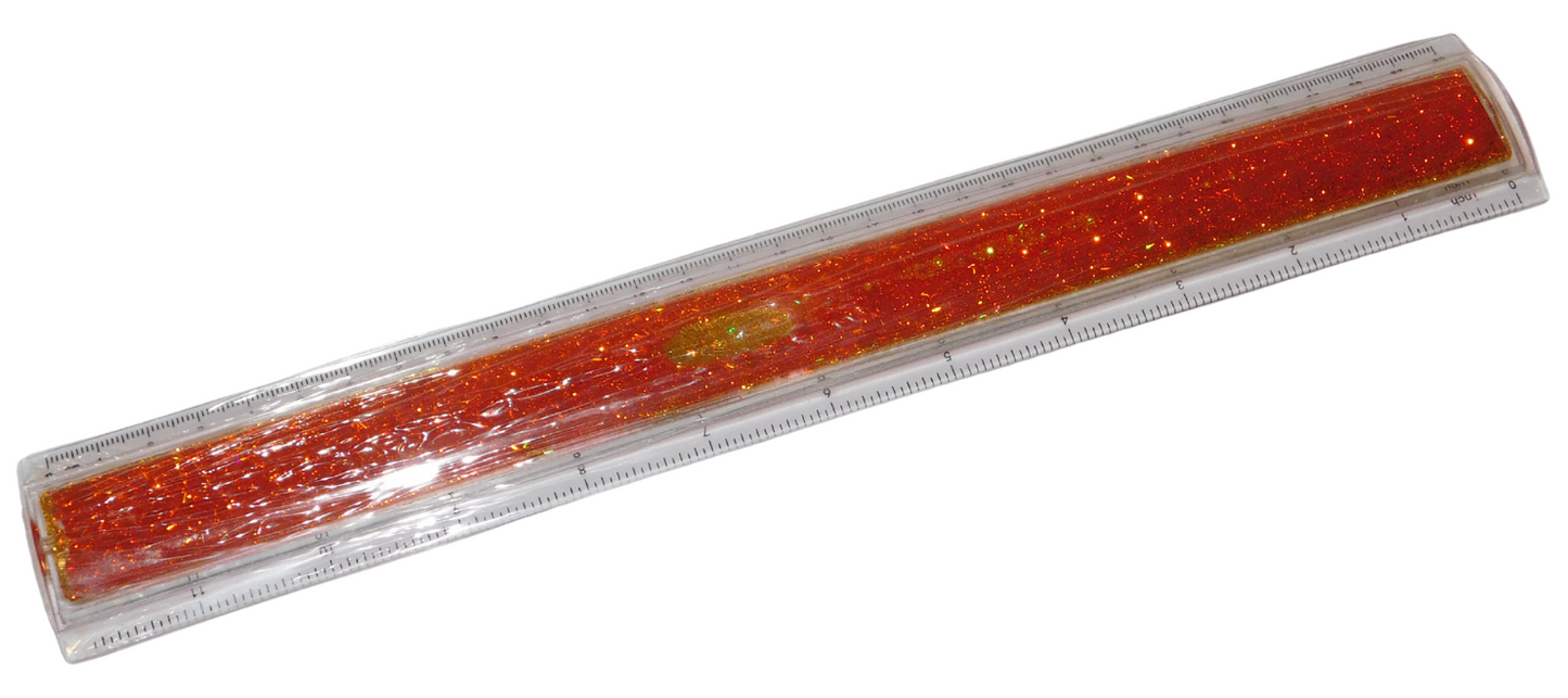 Water Glitter Ruler