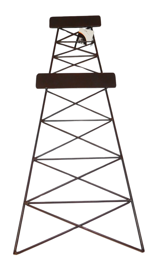Metal Derrick Wall Decoration