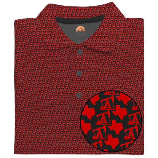 Scarlet Petro Permian Polo
